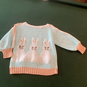 Hand knit Easter sweater from New York
